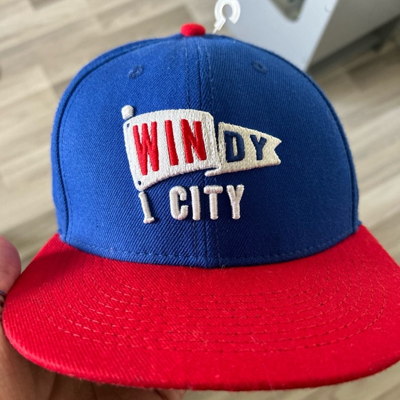 Baseballism Other - Baseballism Chicago Cubs‎ Windy City Adjustable Baseball Cap Snap Back